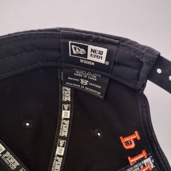 Pink Victoria's Secret San Francisco Giants New Era Black Women's Hat. - Picture 6 of 7